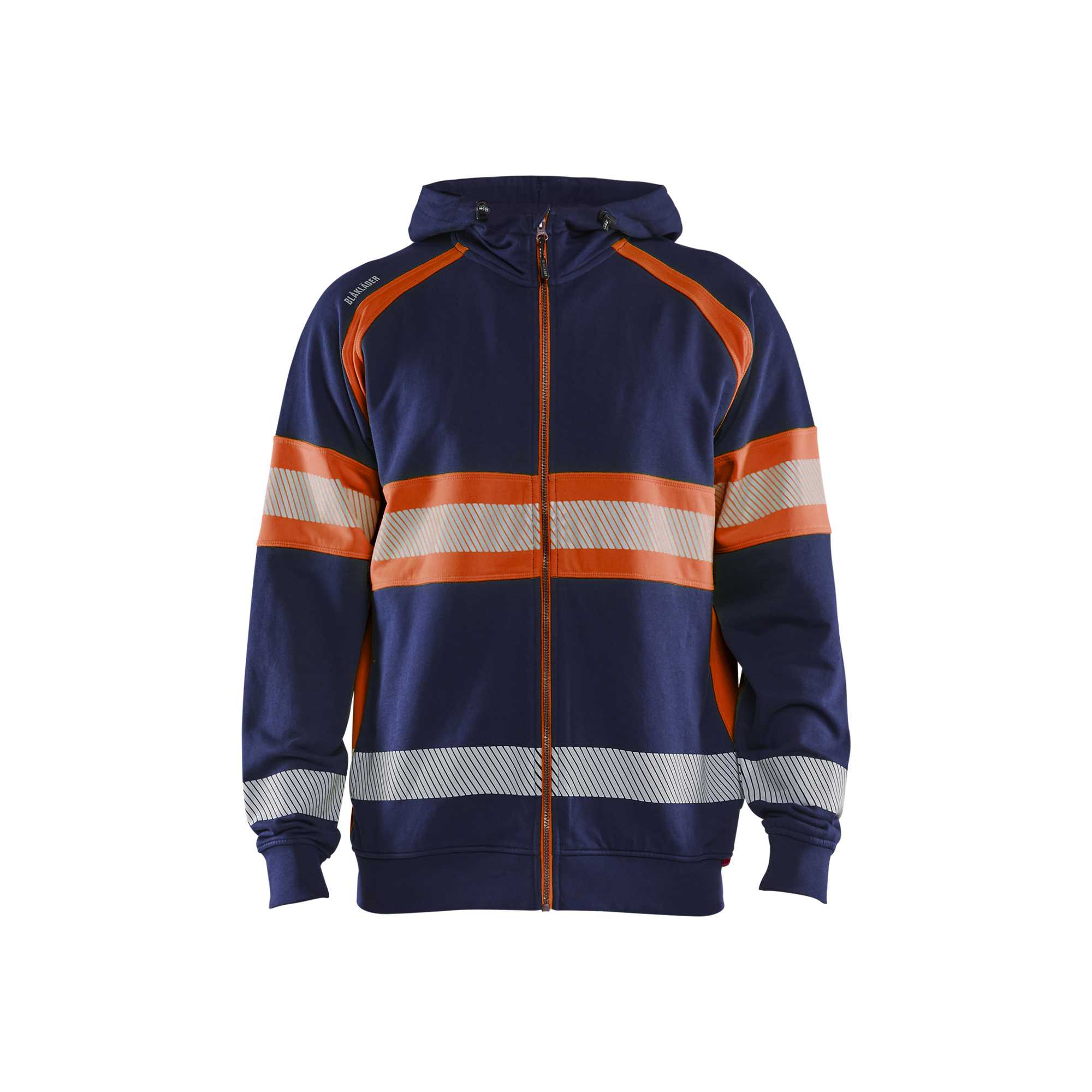 BLAKLADER 35521158 Hi Vis Hoodie Hi Vis Reflective Hoodie Work Sweatshirt MEN - 100% Cotton
